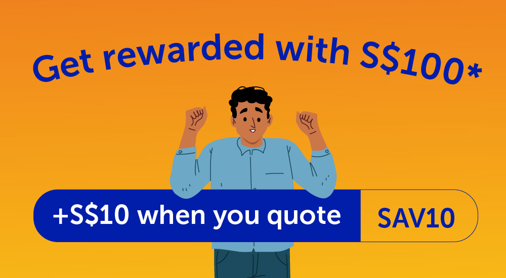 Get Rewarded with S$100*