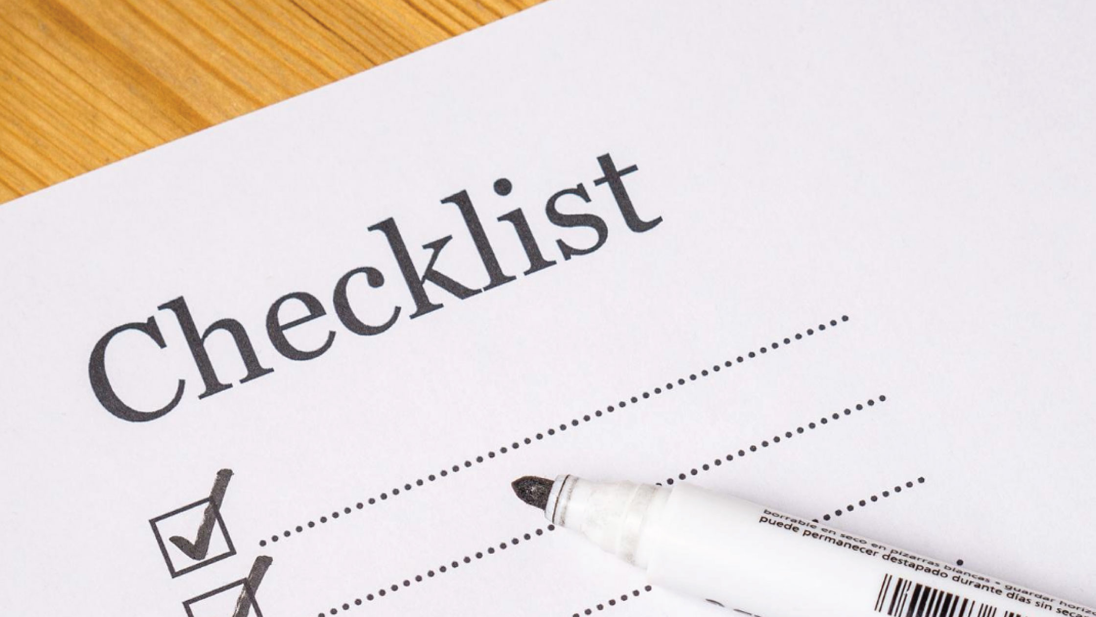 Checklist