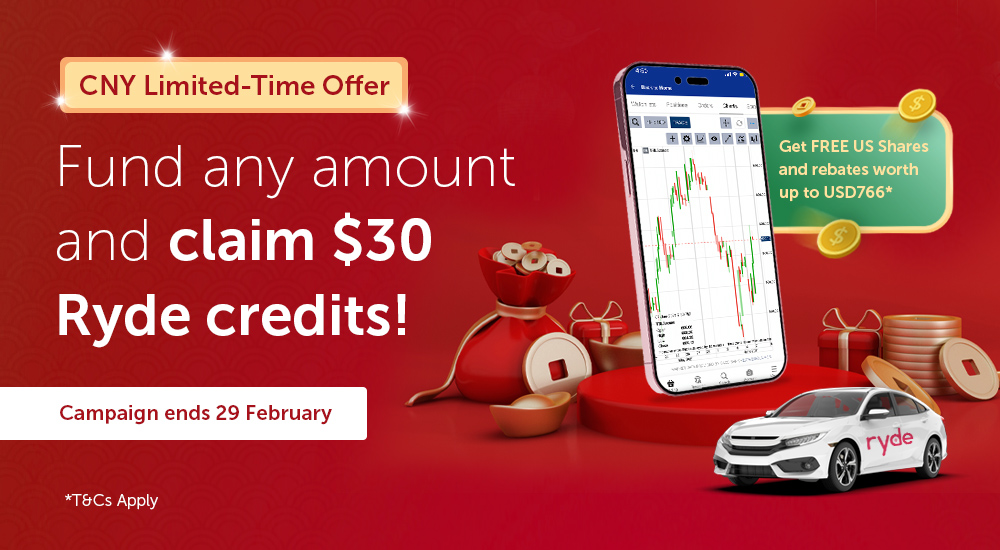 CNY Limited-Time Offer Fund any amount and claim $30 Ryde credits!